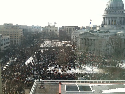 Protests in Wisconsin