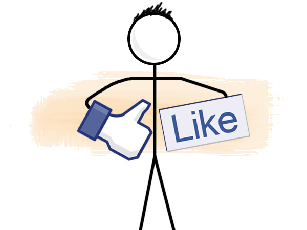 like facebook. costume-facebook-like