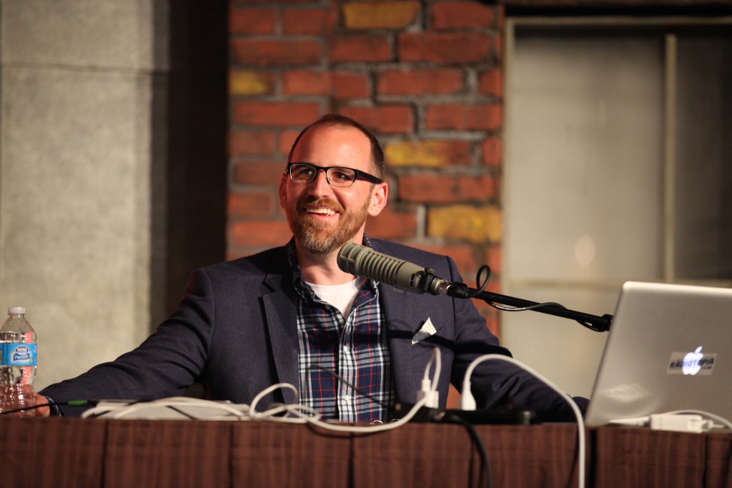 Roman Mars at Podcast Movement 2015. Photo from http://podcastmovement.com/photo-gallery/