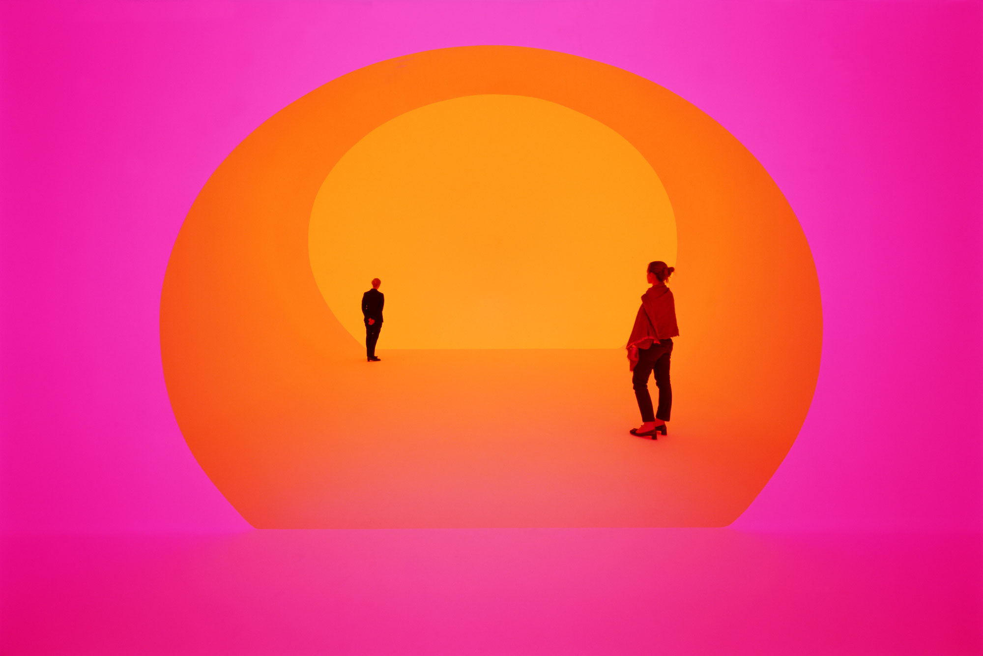 From the "James Turrell Installation at Crystals" in Las Vegas, 2013.