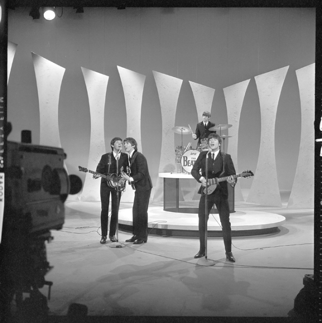 The Beatles Perform During The Ed Sullivan Show