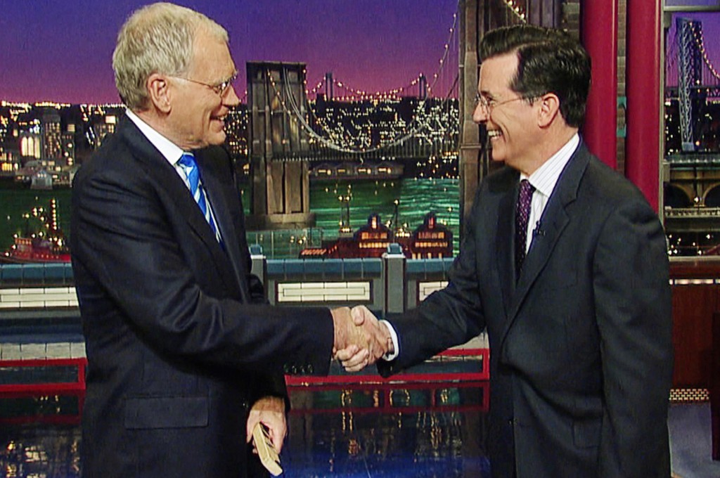 David Letterman, Stephen Colbert