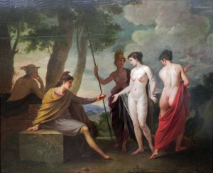 "Judgement of Paris," Joseph Hauber (1819, Neue Pinakothek, Munich)