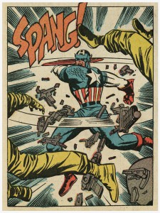 captain america-vs. AIM-kirby